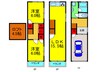 緑町貸家 2LDKの間取り