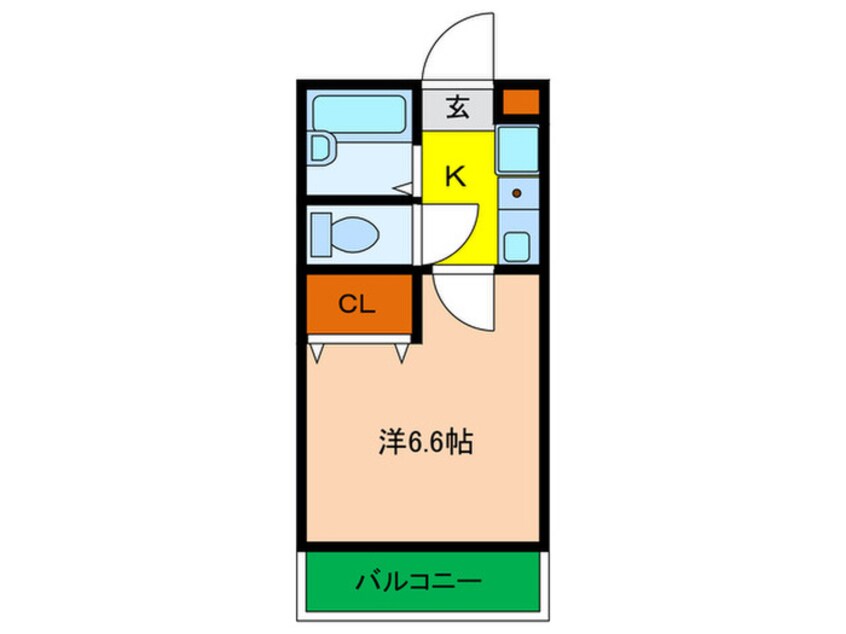 間取図 フレール奥須磨