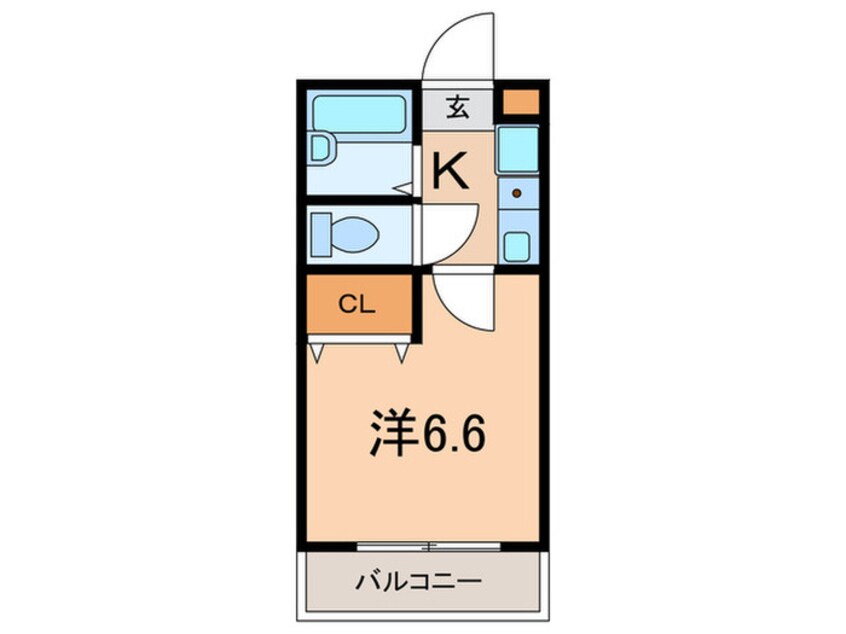 間取図 フレール奥須磨