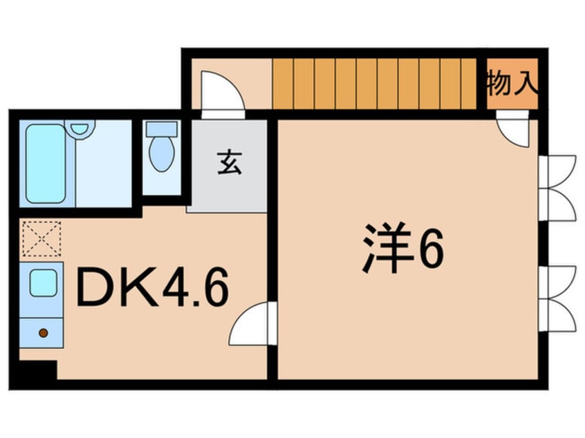 間取図 深田町ハイツ