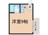 メゾン グラッチェ 1Rの間取り