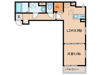間取図 メゾンルミネ　中町