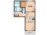 グランドシャーメゾン武庫之荘 1LDKの間取り