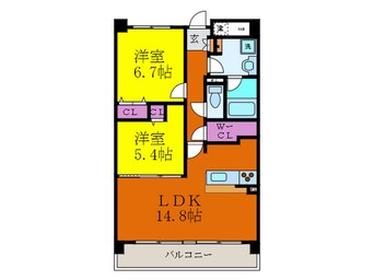間取図 グランデ紫陽花