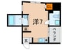 グレイスシャト－王子 1Rの間取り