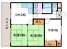 ＪＯ・ロワイヤル 3DKの間取り