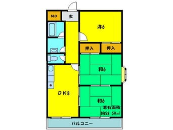 間取図 ロイヤルガーデン長野