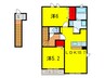 フローラ・８ 2LDKの間取り
