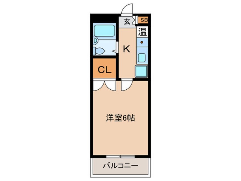 間取図 イーストドミトリーⅠ