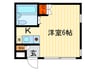 ＴＷＩＮ　ＢＯＸ 1Kの間取り
