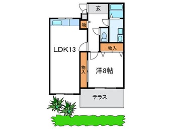 間取図 フローレンス桜町