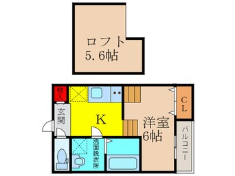 間取図 ハーモニーテラス石橋