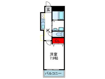 間取図 イ－ズコ－ト緑地公園