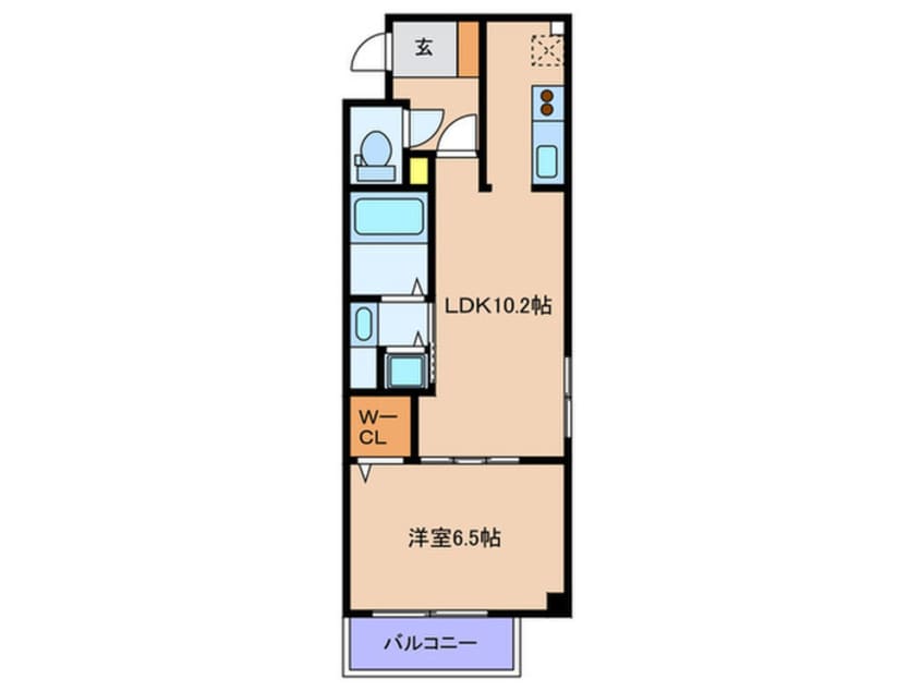 間取図 Venusta Doshin(ｳﾞｪﾇｽﾀ ﾄﾞｳｼﾝ)