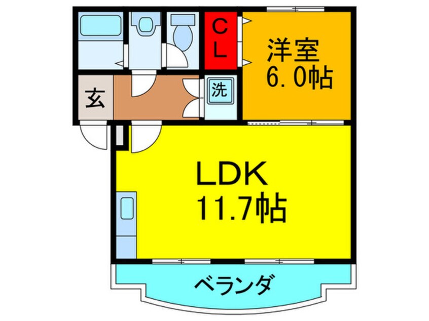 間取図 サザンコ－ト