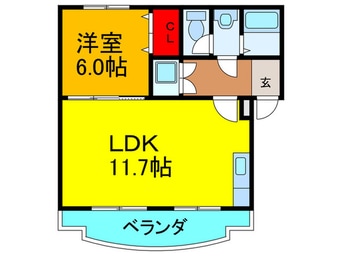 間取図 サザンコ－ト