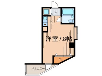 間取図 ベルビューレ江坂弐番館