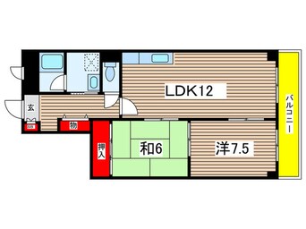 間取図 グランドゥ－ル武庫之荘