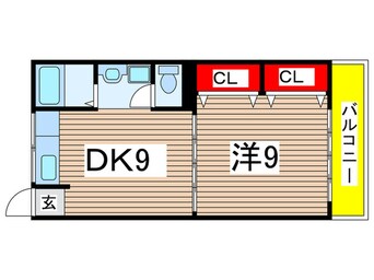 間取図 ハイツ新栄