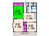 マンション都松 3DKの間取り