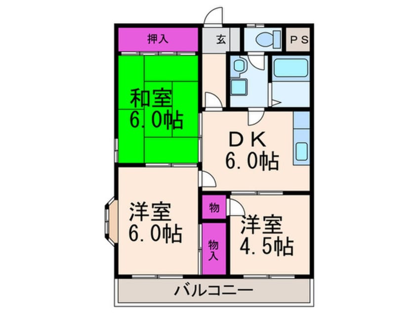 間取図 マンション都松