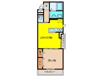 間取図 パインオ－ク　C
