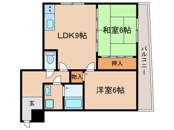 間取図 カーム瀬田