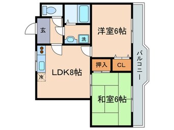 間取図 カーム瀬田