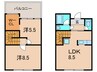 フォレスタ伊丹坂 2LDKの間取り