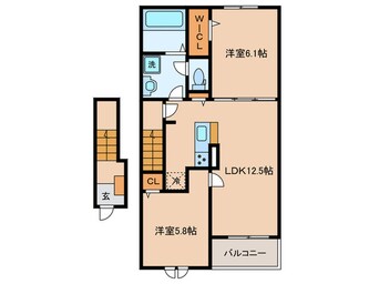 間取図 アン・ソレイユ