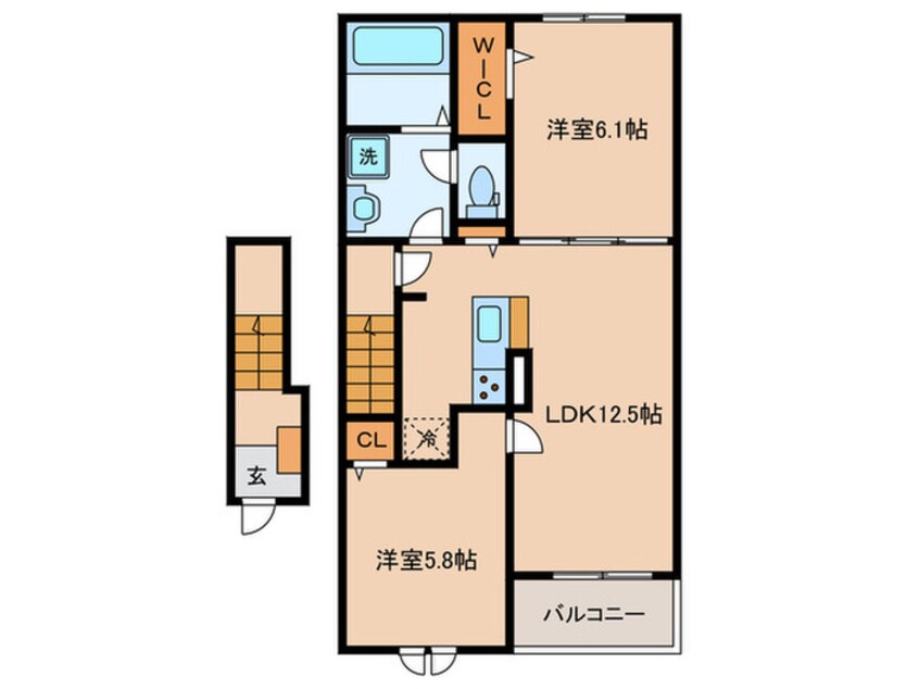 間取図 アン・ソレイユ