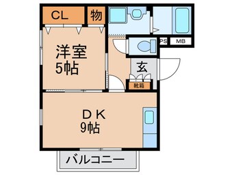 間取図 ジャルディーノ弐番館