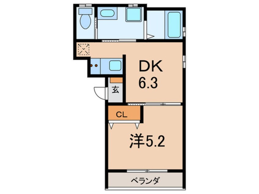 間取図 Ｓｈｉｎｏ王居殿B