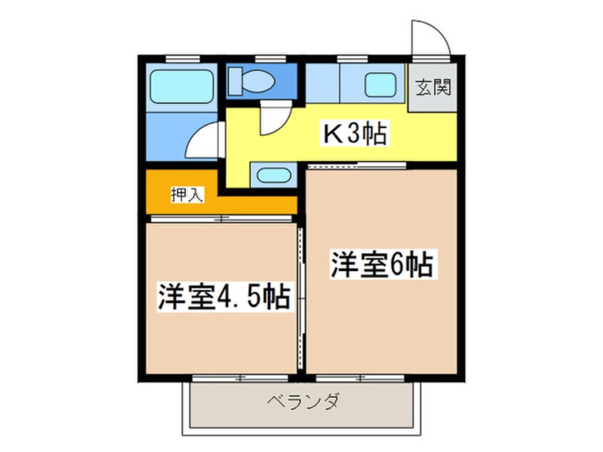 間取図 サンヴィラ上之宮