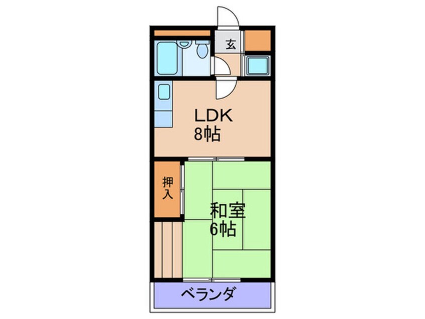 間取図 岡本ハイツ