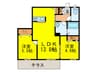シャーメゾン高新・嵯峨野 2LDKの間取り