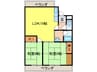 ＴＫマンション 2LDKの間取り