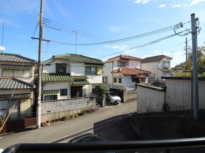 室内からの展望 ハイツ北谷