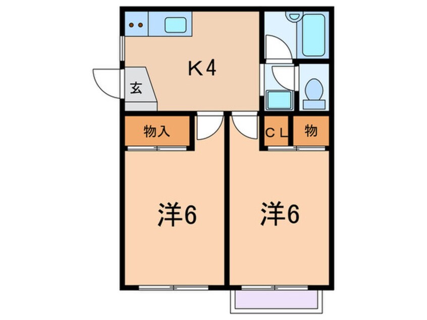 間取図 サザンマリーナハイツ