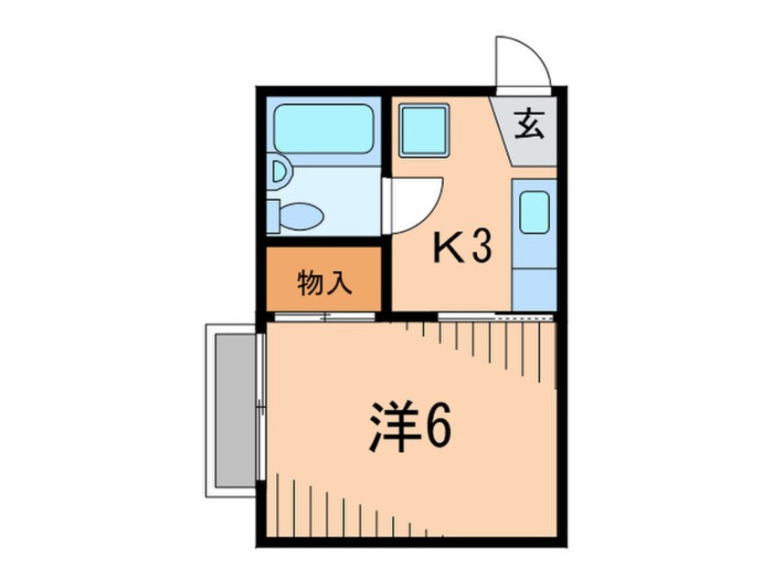 間取図 サザンマリーナハイツ