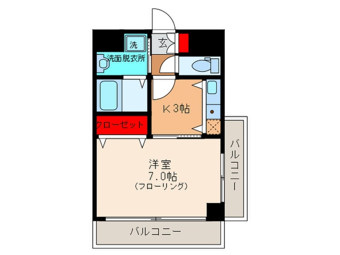 間取り図 プレステージ天神Ⅲ
