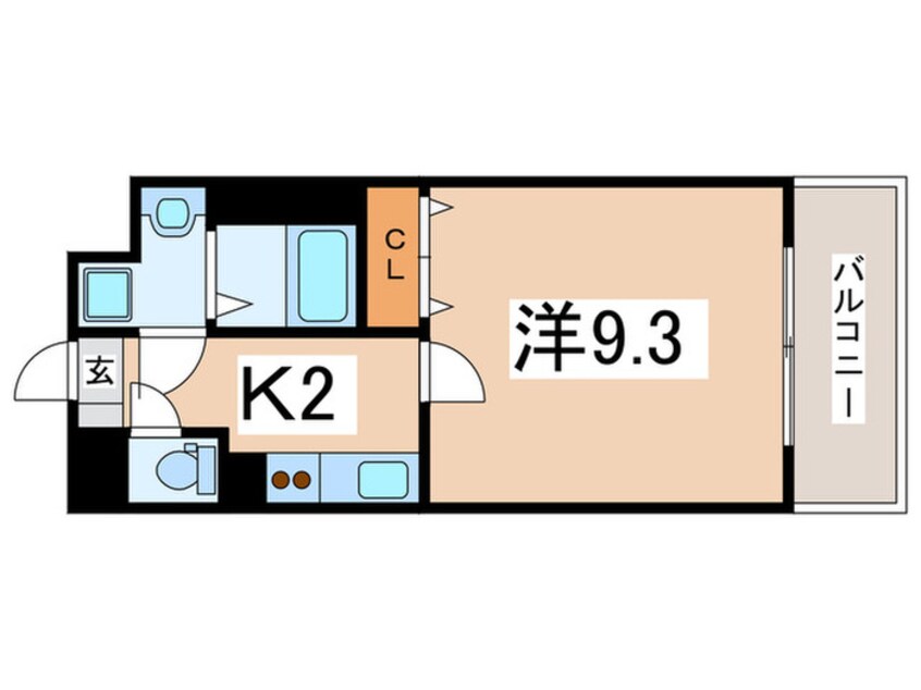 間取図 プロスペクト美章園