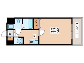 間取図 プロスペクト美章園