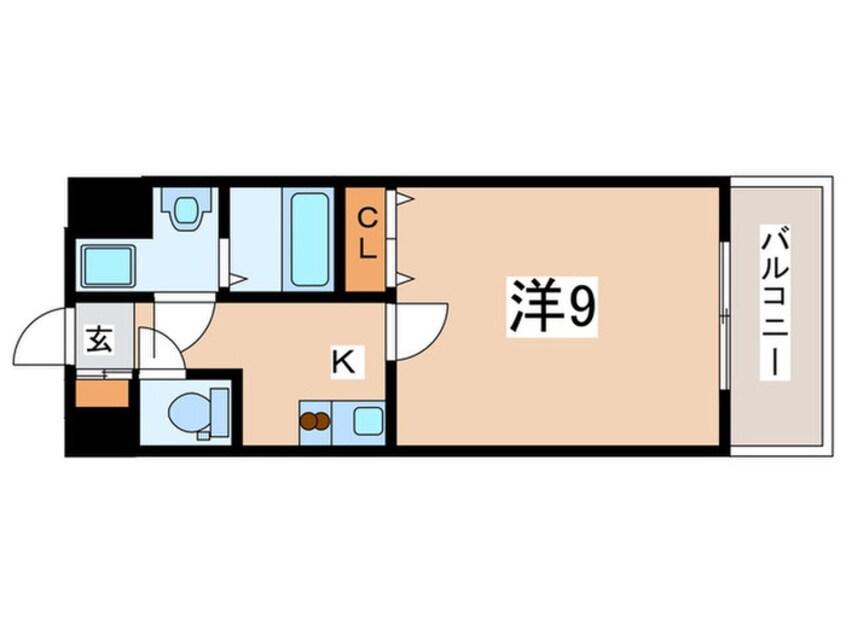 間取図 プロスペクト美章園