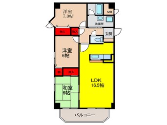 間取図 アバンダンテ千里