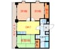 マンションパ－ル 3DKの間取り