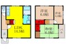 池田市畑4-4-7貸家 3LDKの間取り