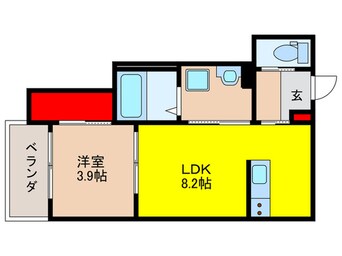 間取図 オルタンシアキューブ
