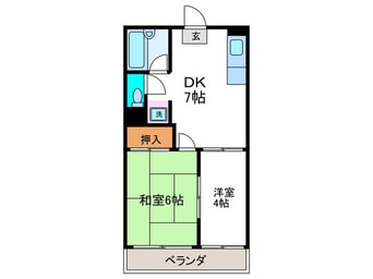 間取図 サンシャインハイツ　