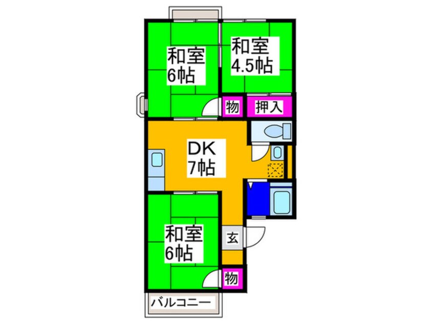 間取図 泉ケ丘ハイツ